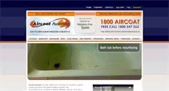 Desktop Screenshot of aircoataustralia.com.au